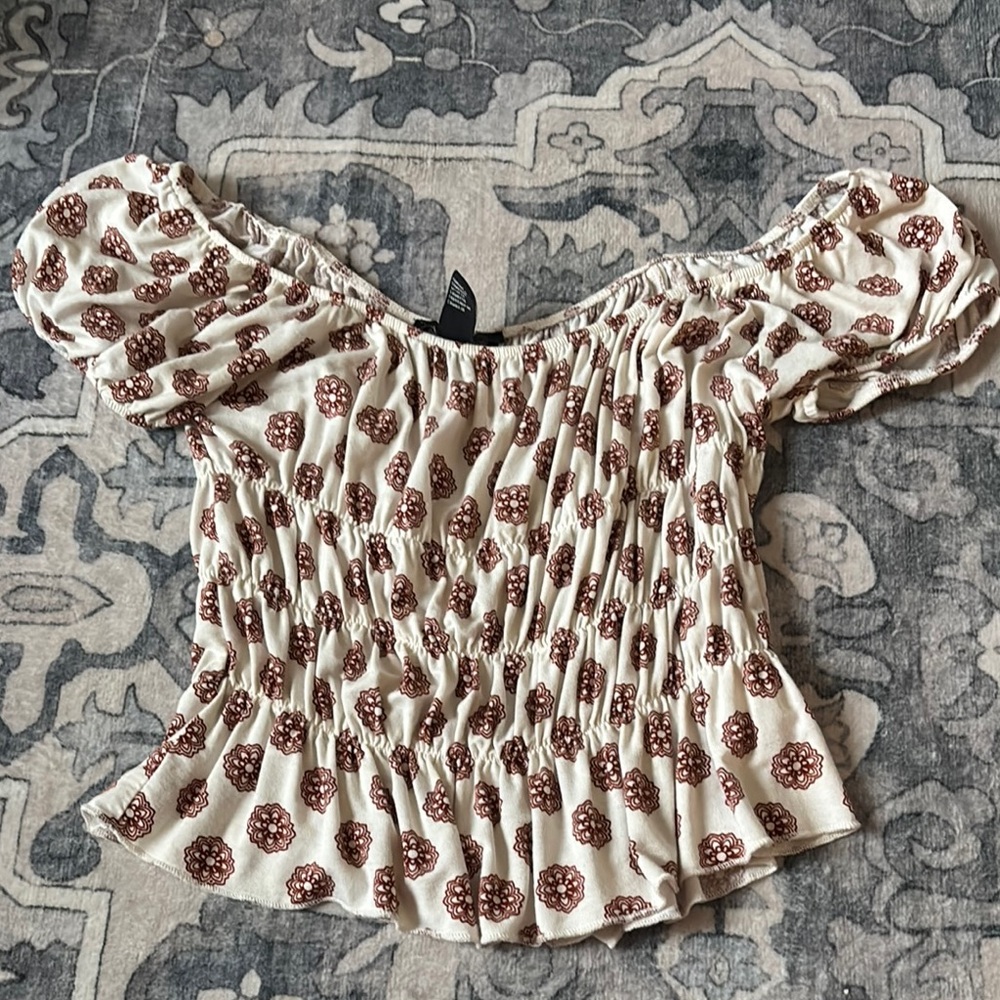 Floral Off-Shoulder Top